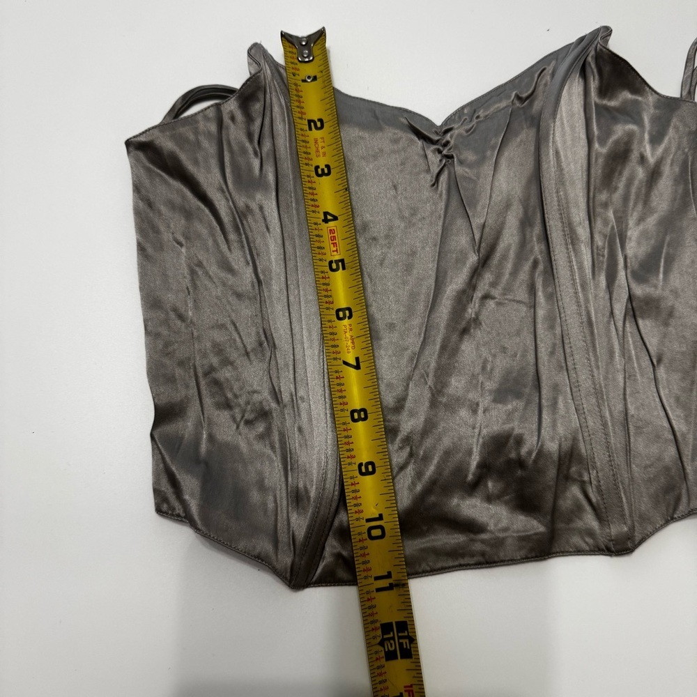 Vintage Nordstrom’s Lingerie Silk bustier Corset Strapless Top With Boning - Picture 11 of 11